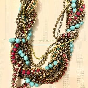 Chunky multicolor necklace from Stela &Dot bamboleo.